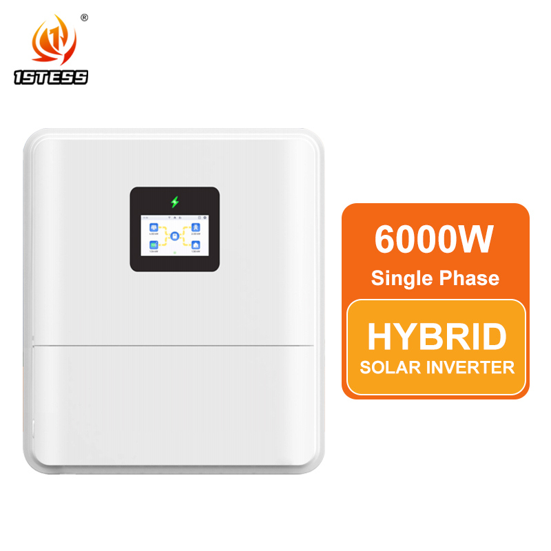 48V 6kw Single Phase Hybrid Solar Inverter Pure Sine Wave Off Grid with ...