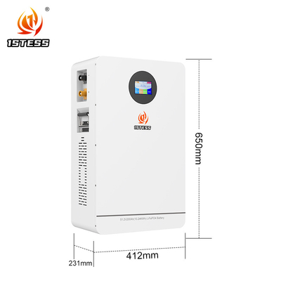 Wholesale Wall-Mounted 51.2V LiFePO4 home Energy Storage Battery Lithium Battery Pack