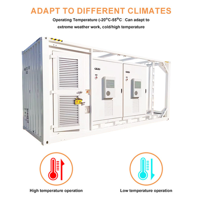500kW 1MW Lithium Battery ESS Solar Energy Battery System Container 1 MWh 2 MWh For Commercial