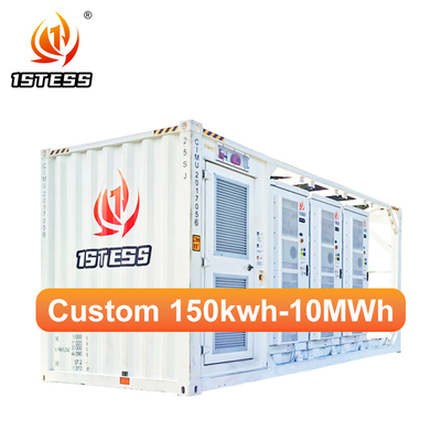 2MWh BESS Battery System 500KW 1mwh 40 Feet Solar Power Energy Storage Container 3MWh LIFEPO4 Battery