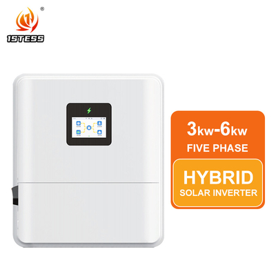 IP65 Single Phase 48V 3KW 3.6KW 4.6KW 5kw Solar Inverter Dual MPPT On/Off Grid Pure Sine Wave 48V 6kw Hybrid Solar Inverter