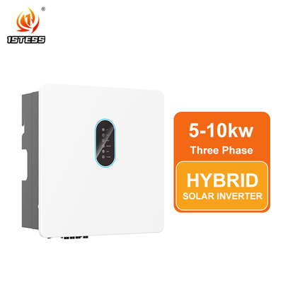 IP65 Single Phase 5kw 6kw 8kw 10kw Hybrid Solar Inverter High Voltage 250V-600V Pure Sine Wave MPPT On/Off Grid Solar Inverter