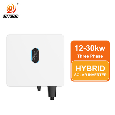120V-800V 12kw 15kw 20kw 30kw Three Phase 25kw Hybrid Solar Inverter IP66 Pure Sine Wave MPPT On/Off Grid 25kw Solar Inverter