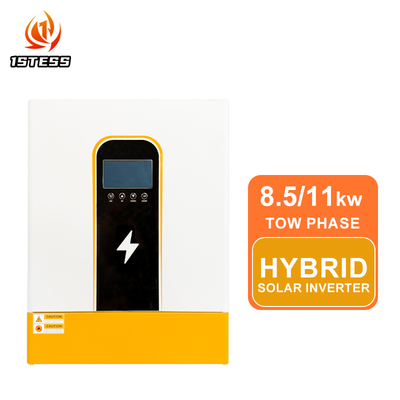 11kW High Voltage MPPT Inverter Single Phase 48V Battery Pure Sine Wave Twin AC Output