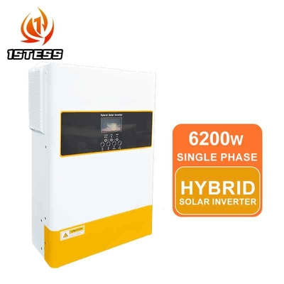 Acceptable Input Voltage Range 170-280VAC For personal Computer 6.2kW Single Phase Solar Inverter with 48V Battery and MPPT