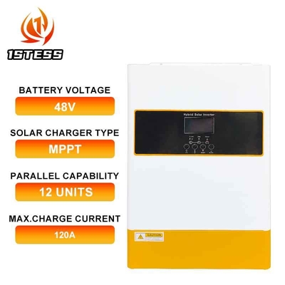 6.2kW High Voltage Solar Inverter Single Phase 48V Battery MPPT Pure Sine Wave Off Grid