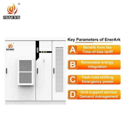 Industrial LiFePO4 Energy Storage Cabinet 400V 50Hz IP55