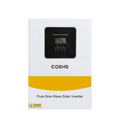 48V 6.2kW Hybrid Solar Inverter Single Phase Pure Sine Wave Off Grid Solar Inverter MPPT Capable to Work Without Battery