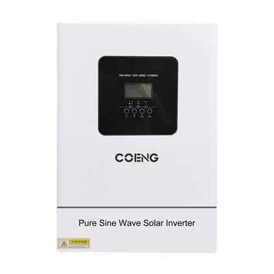 48V 6.2kW Hybrid Solar Inverter Single Phase Pure Sine Wave Off Grid Solar Inverter MPPT High Efficiency Peak Performance 94%