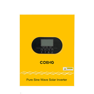 Single Phase Off Grid Hybrid Solar Inverter 48V 5.5kw 6.2kw Pure Sine Wave MPPT with Multiple Output Priority UTL SOL SBU and SUB