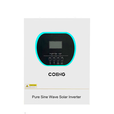 Off Grid Hybrid Solar Inverter Single Phase 48V 5.5kw 6.2kw Pure Sine Wave with Overload Protection and Built-in MPPT