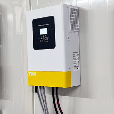 5500W 6200W Hybrid Solar Inverter 48V 1 Phase Off Grid MPPT 60-500VDC Pure Sine Wave WiFi Monitoring for Home Solar System