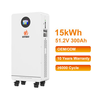 Smart Home Storage Power 300Ah Capacity 15.36kWh Touch Screen Real-time Monitor Safe Protected