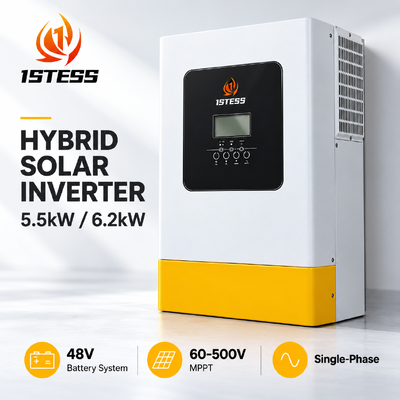 quality 1stess 5.5kW / 6.2kW 48V Hybrid Solar Inverter factory