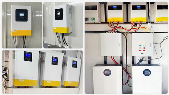 6.2kw 5.5KW 48V Pure Sine Wave Hybrid Solar Inverter with MPPT High ...